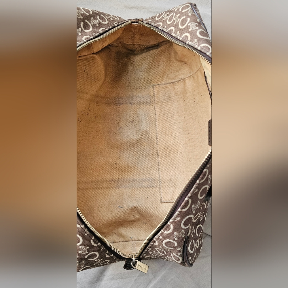 CELINE VINTAGE MACADAM BARREL BAG (FINAL SALE) - Picture 6 of 14